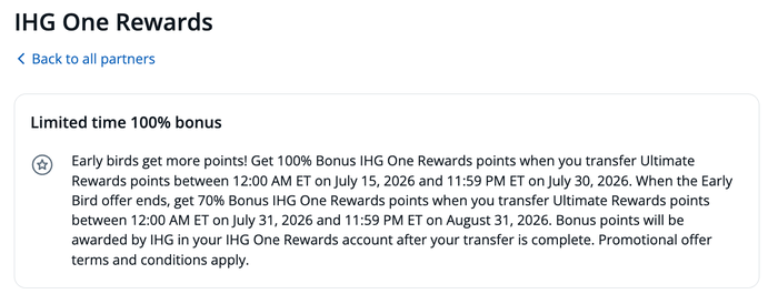 Chase IHG 100 bonus terms July 2026 Chase IHG 100 bonus terms July 2026