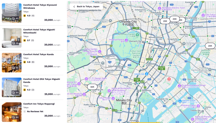 Choice Tokyo points October 2026 Choice Tokyo points October 2026
