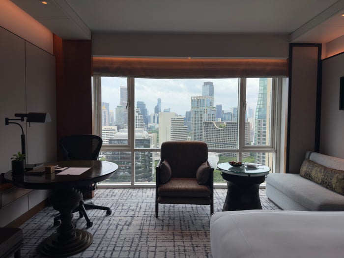 Conrad Bangkok living area wide