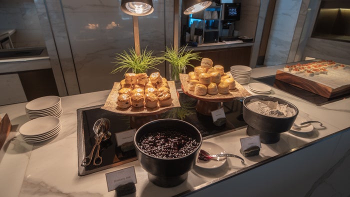 Conrad Bangkok lounge afternoon tea snacks