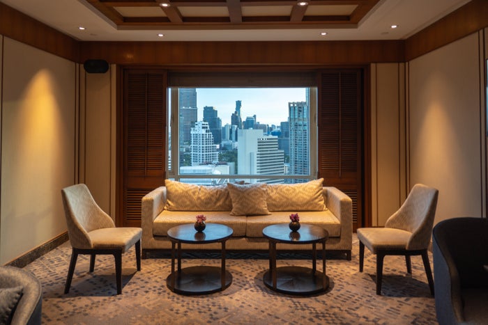 Conrad Bangkok lounge view window