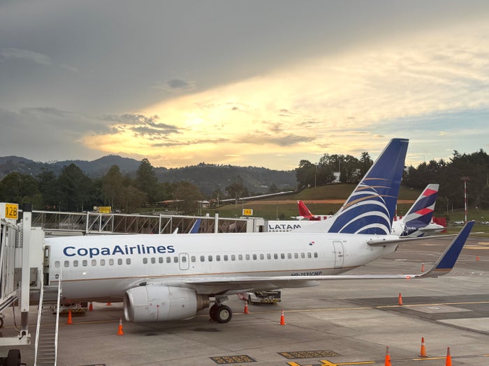 Copa Airlines Boeing 737 at Medellin Airport MDE