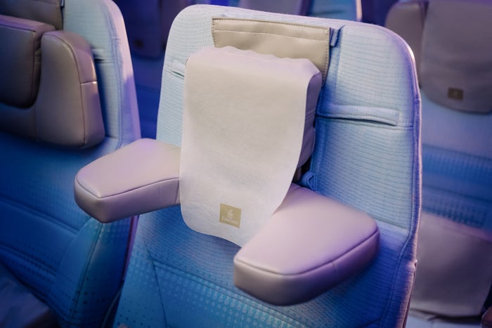 Emirates U Dream headrest Emirates U Dream headrest