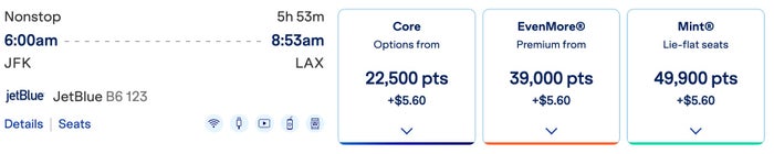 JFK LAX JetBlue Award JFK LAX JetBlue Award