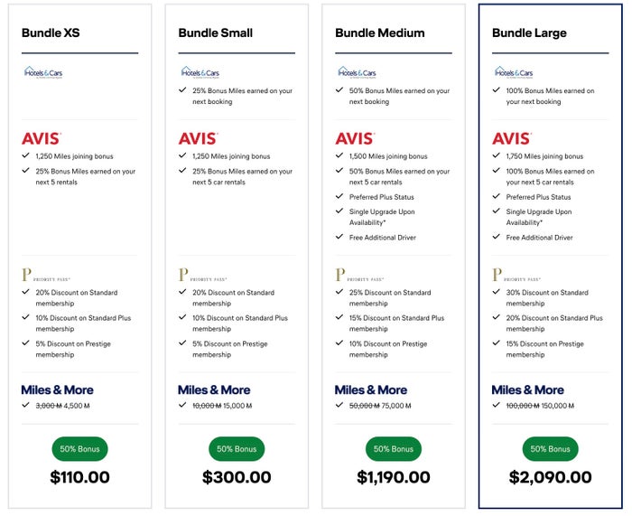 Lufthansa miles & more bundle Lufthansa miles & more bundle