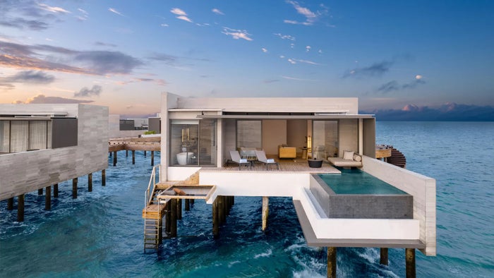 Overwater villa Alila Kothaifaru Maldives