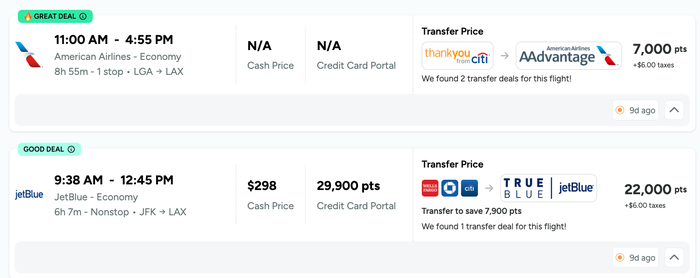 Point.me good and great deal badge Point.me good and great deal badge