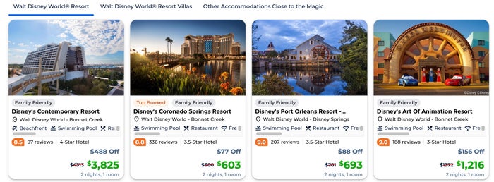 Priceline Disney Resort sale