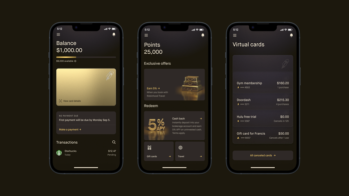 Robinhood Gold card features Robinhood Gold card features