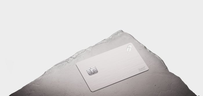 Robinhood Platinum Card on platinum chunk