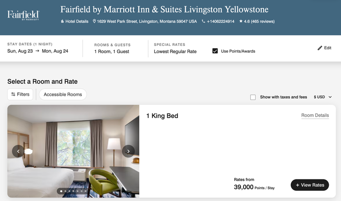 Fairfield by Marriott Inn & Suites Livingston Yellowstone Example Fairfield by Marriott Inn & Suites Livingston Yellowstone Example