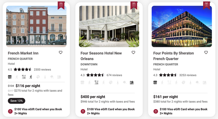 New Orleans gift card promo