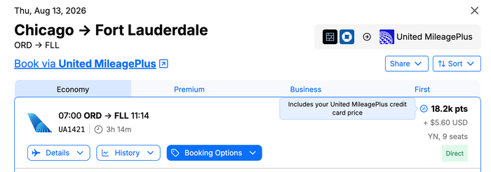 Seats.aero United discount
