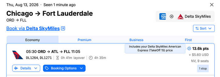 Seats.aero Delta Discount