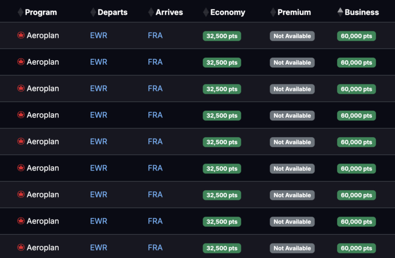 Seats.aero USA FRA July 2026 Seats.aero USA FRA July 2026