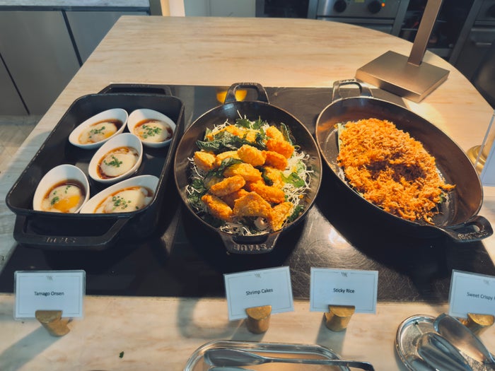 Waldorf Astoria Bangkok breakfast Asian foods