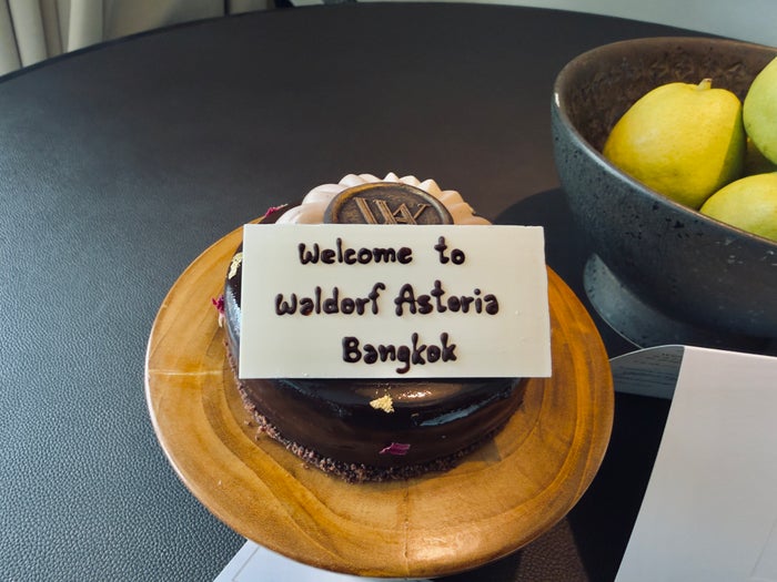 Waldorf Astoria Bangkok chocolate