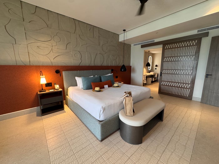 Zemi Miches king bed and bathroom door