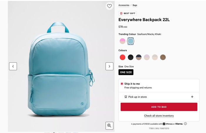 lululemon everywhere backpack lululemon everywhere backpack