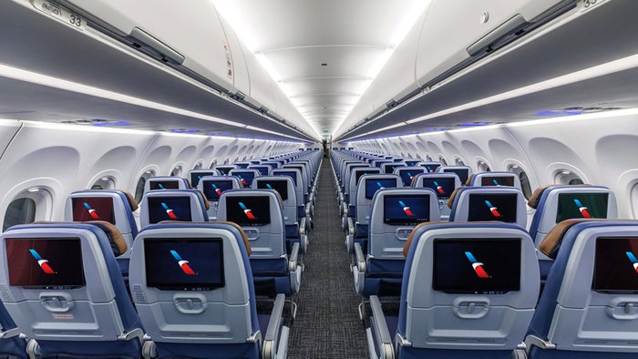 AA Finally Adding Seatback Screens to Most Narrow-Body Planes, Will Offer More Premium Seats