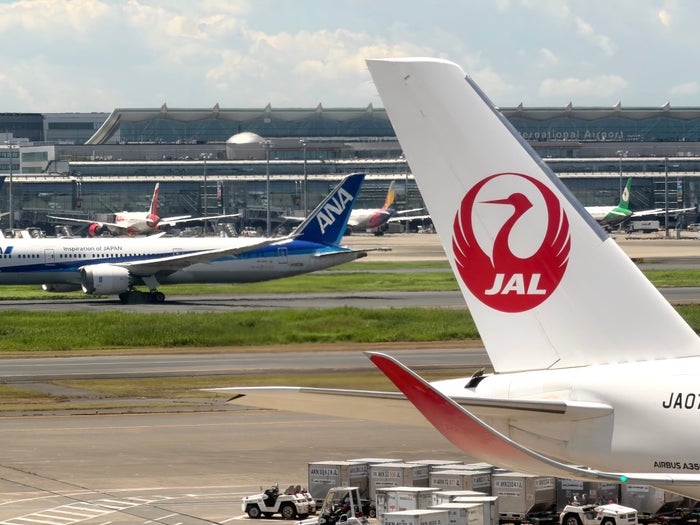 ANA and JAL at Tokyo Haneda HND