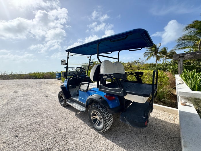 Ambergris Cay golf cart