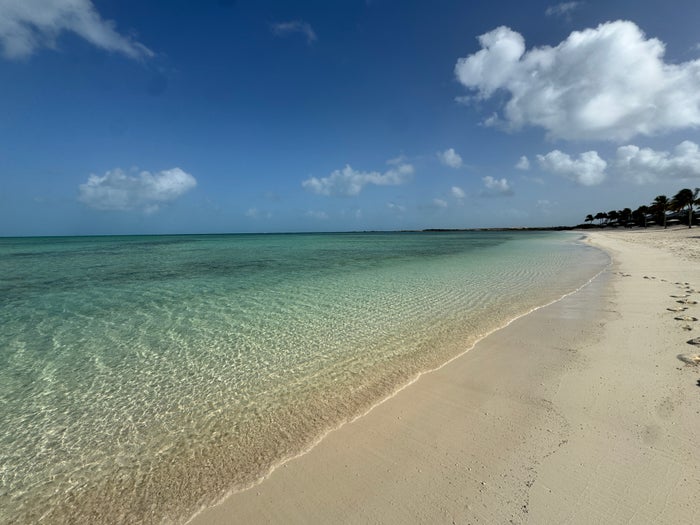 Ambergris Cay turqoise water beach