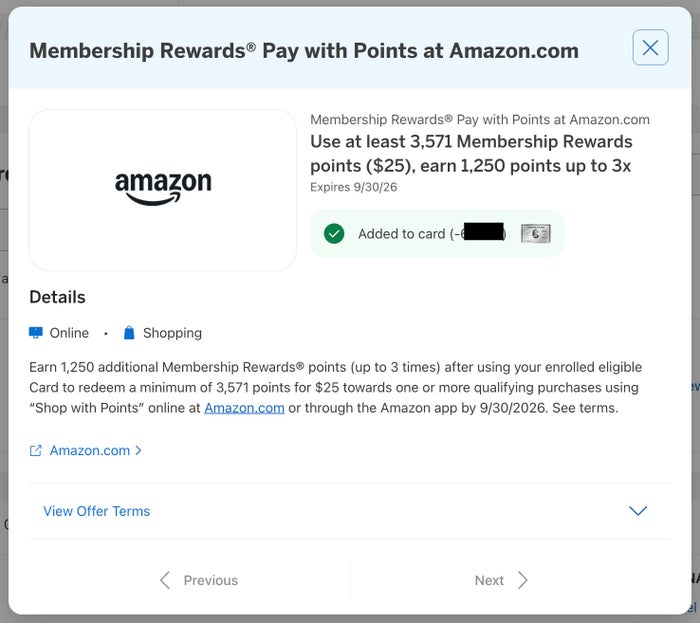 Amex Amazon Offer Amex Amazon Offer
