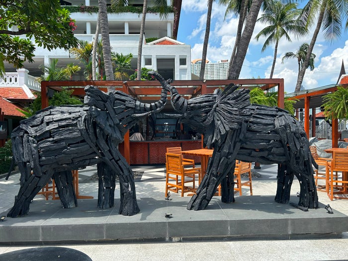 Anantara Riverside Resort Elephants