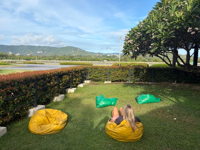 Bangkok Airways Plane Watching at Koh Samui