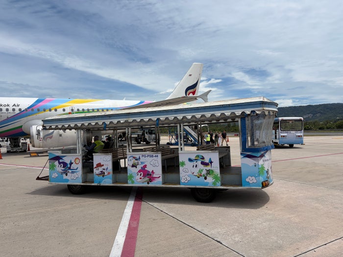 Bangkok Airways trolley