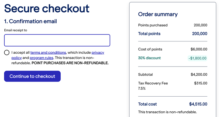 Buy JetBlue points 30 discount August 2026