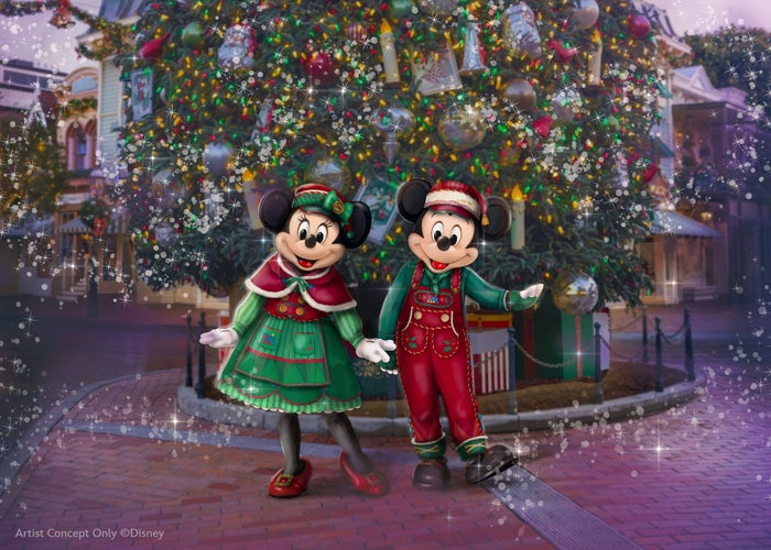 DISNEYLAND RESORT Mickey Mouse Minnie Mouse Holiday Attire 2026 DISNEYLAND RESORT Mickey Mouse Minnie Mouse Holiday Attire 2026