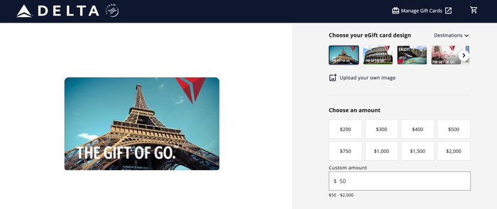 Delta Gift Card Purchase Delta Gift Card Purchase