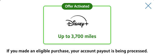 Disney+ CapOne Offer Activated Disney+ CapOne Offer Activated