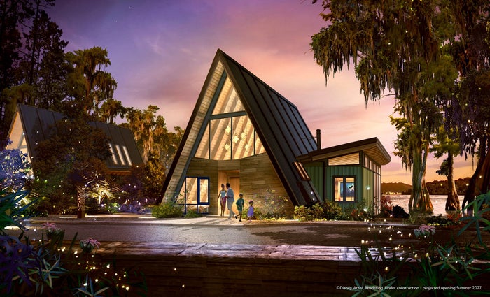 Disneys Lakeshore Lodge entrance rendering Disneys Lakeshore Lodge entrance rendering