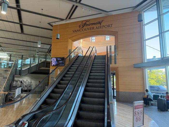 Fairmont Vancouver Airport Escalator Fairmont Vancouver Airport Escalator