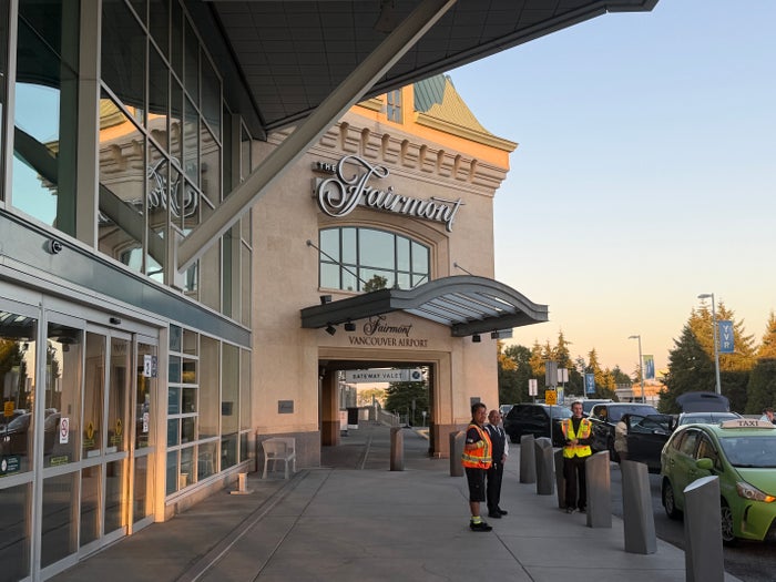 Fairmont Vancouver Airport Front Entrance
