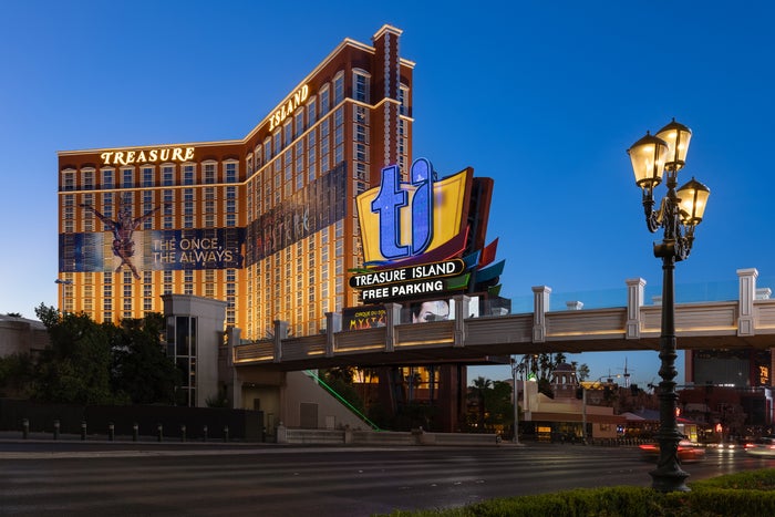 Handwritten Collection TREASURE ISLAND TI LAS VEGAS HOTEL OFFICI