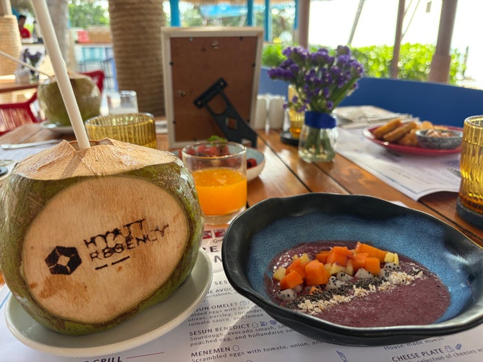 Hyatt Regency Koh Samui coconut acai
