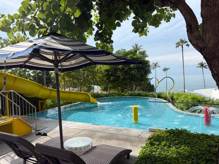 Hyatt Regency Koh Samui kiddie pool and slide