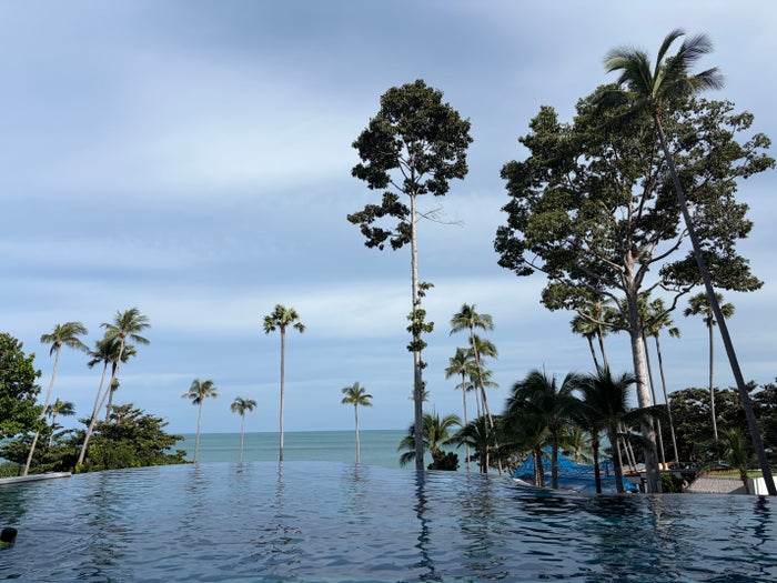 Hyatt Regency Koh Samui pool and sea