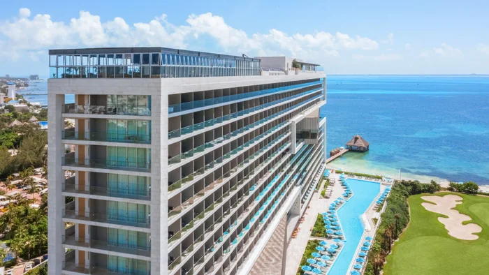 Hyatt Vivid Cancun Aerial Exterior