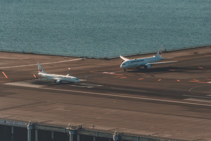 Japan Airlines aircraft Tokyo Haneda