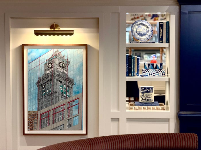 JetBlue Boston BlueHouse art work