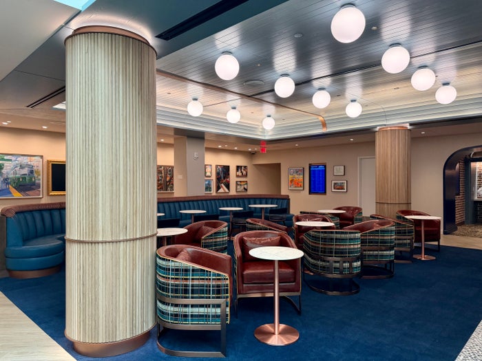 JetBlue Boston BlueHouse lounge JetBlue Boston BlueHouse lounge