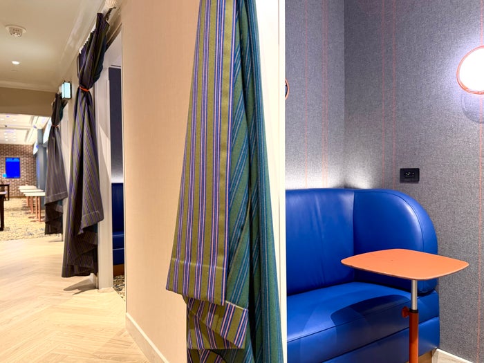 JetBlue Boston BlueHouse private booths JetBlue Boston BlueHouse private booths