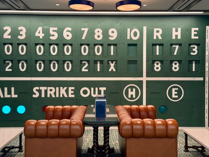 JetBlue Boston BlueHouse sports wall