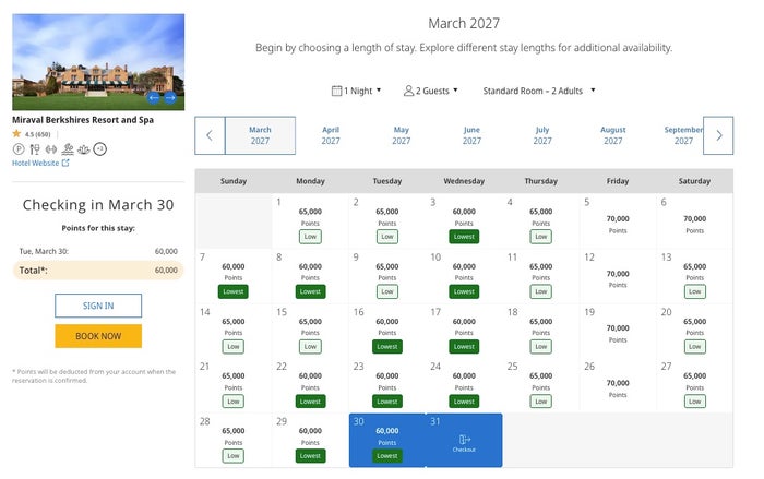 Miraval Berkshires Pricing