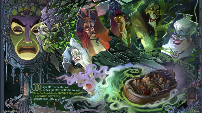 Mirror Real Disney Villains Land d23